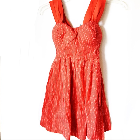 Rue21 Dresses & Skirts - SALE 🌸 Rue 21 • Red Sweetheart Polka Dot Dress